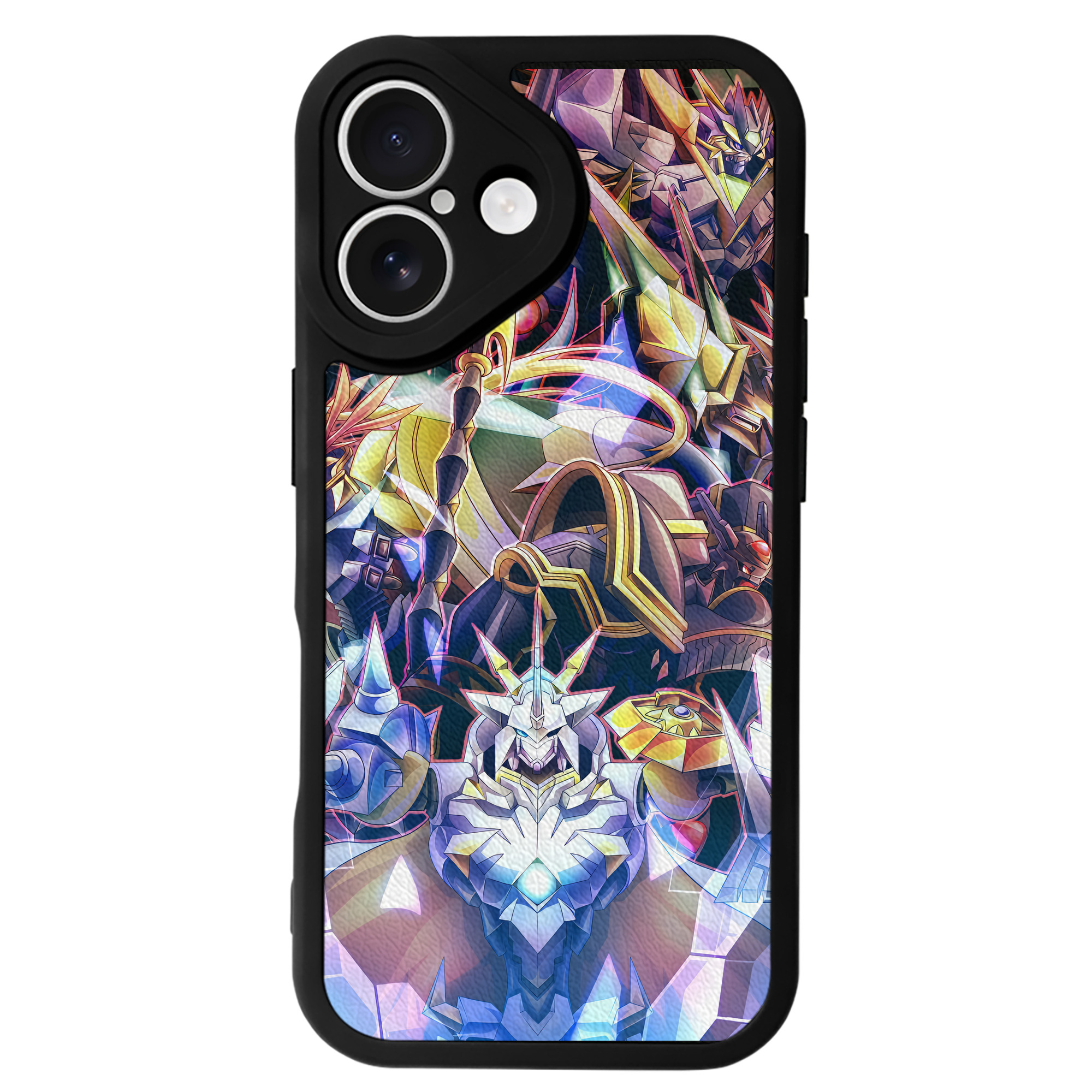 （画像用） Digimon デジタルモンスター/デジモン 【iPhone 16シリーズ対応】シリコンスマホケース（レザー調） 材質：シリコン